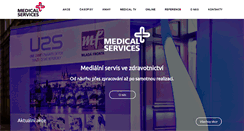 Desktop Screenshot of medical-services.cz