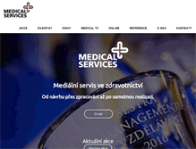 Tablet Screenshot of medical-services.cz